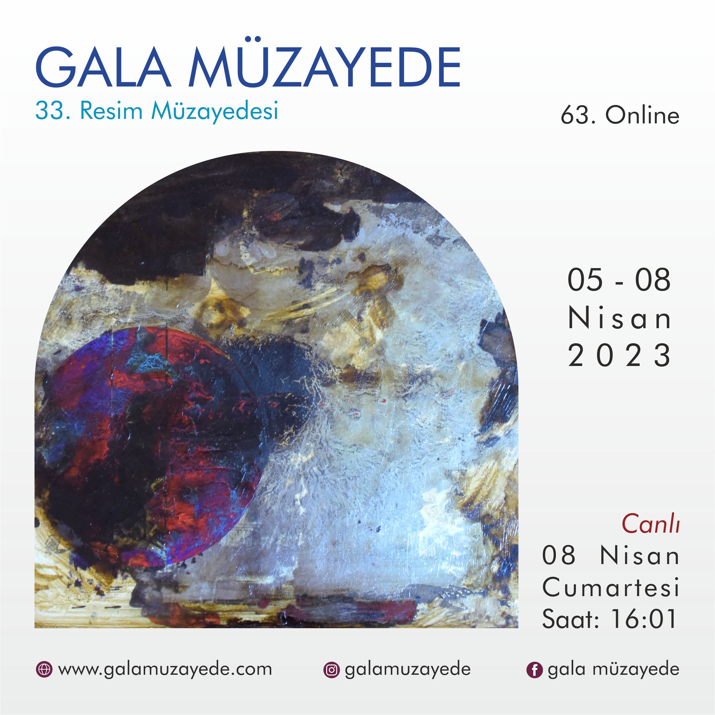 Gala Müzayede | 63.ONLINE 33.RESİM MÜZAYEDESİ