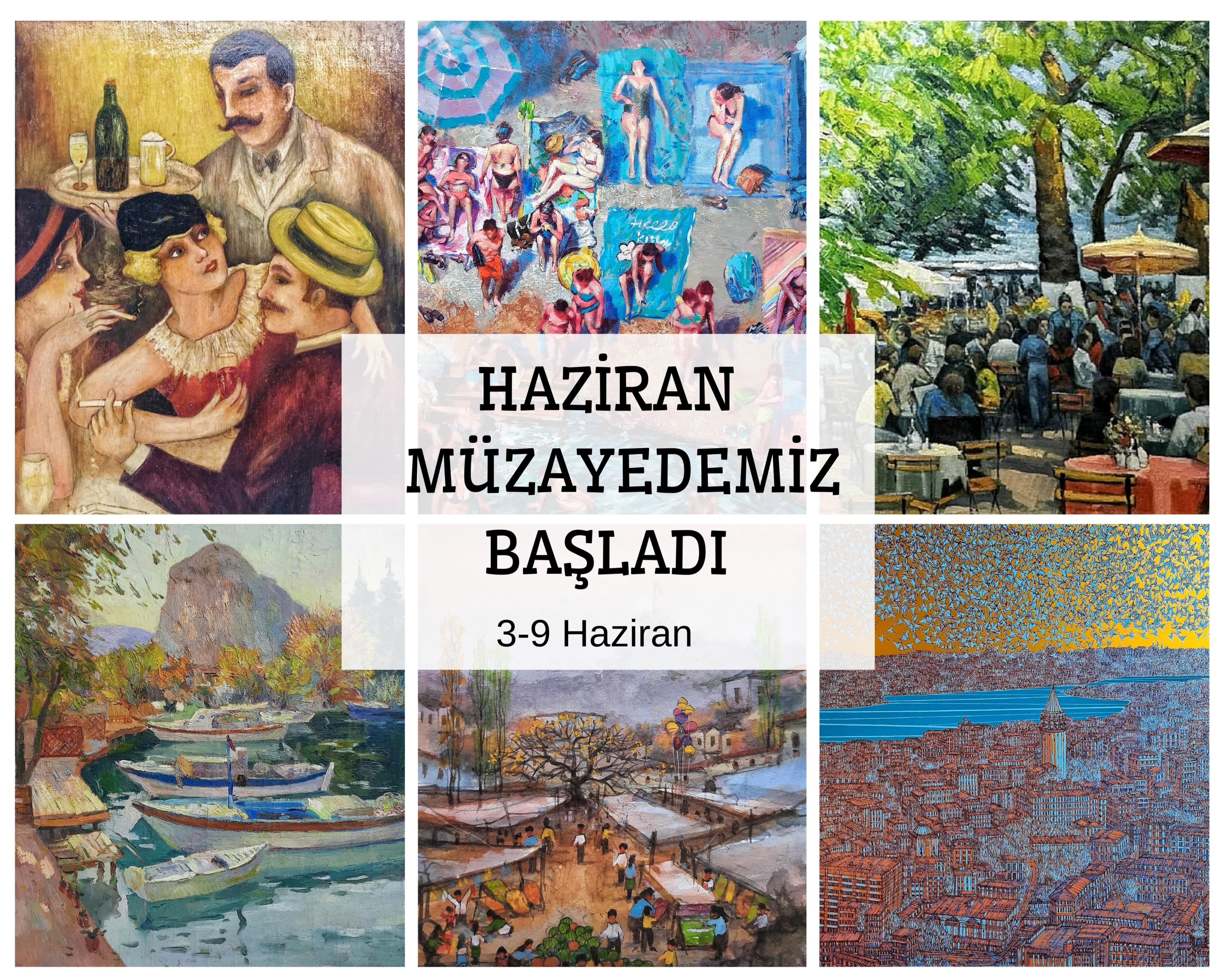 Art Mezat | 3 / 9 Haziran Müzayedesi, Giriş İçin Tıklayın!