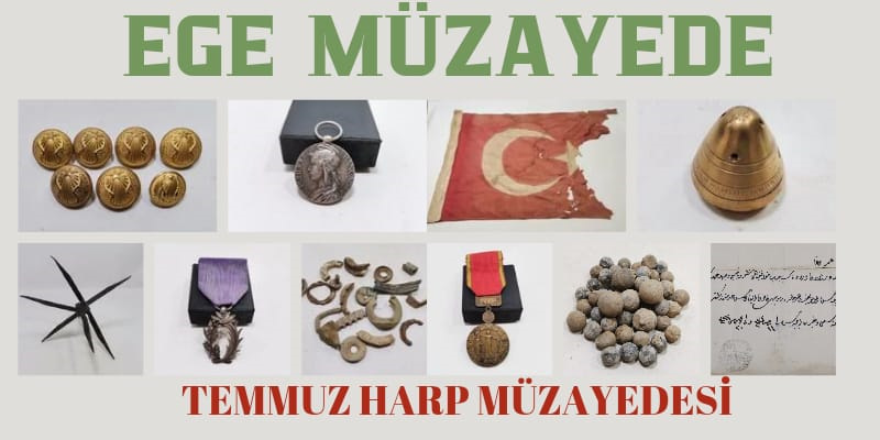 Ege Müzayede | TEMMUZ KARMA HARP MÜZAYEDESİ