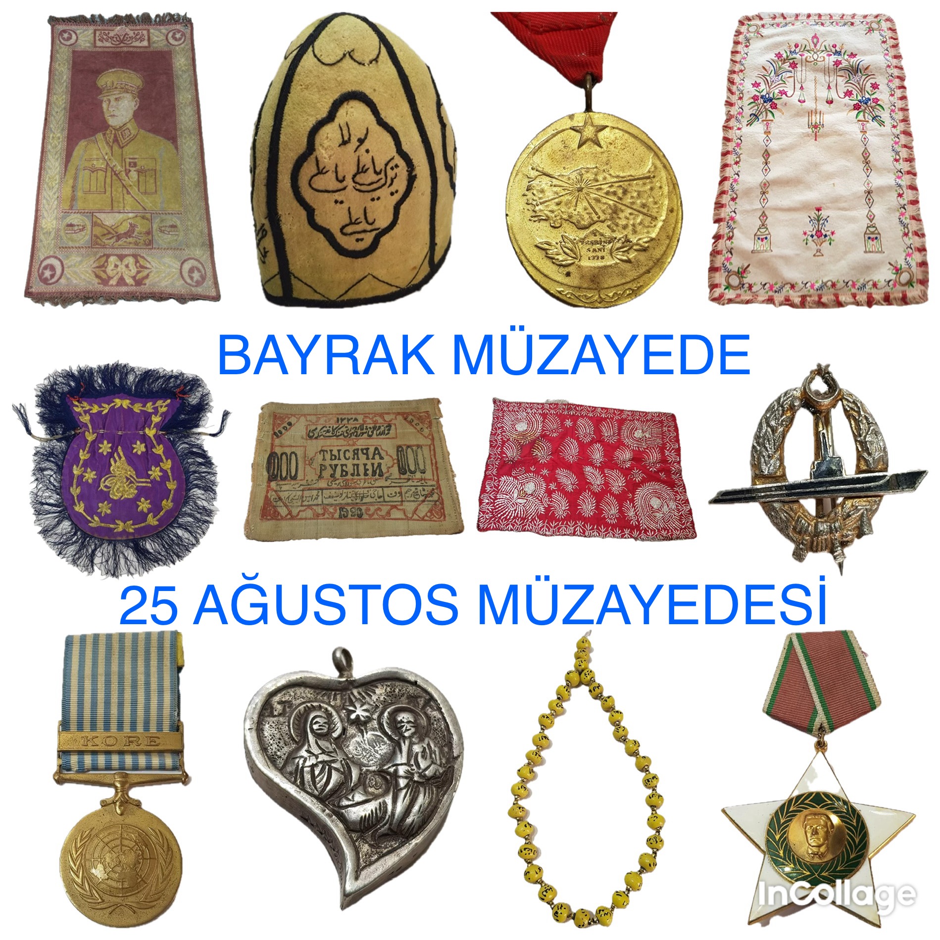 Bayrak Müzayede | 25 AĞUSTOS MÜZAYEDESİ