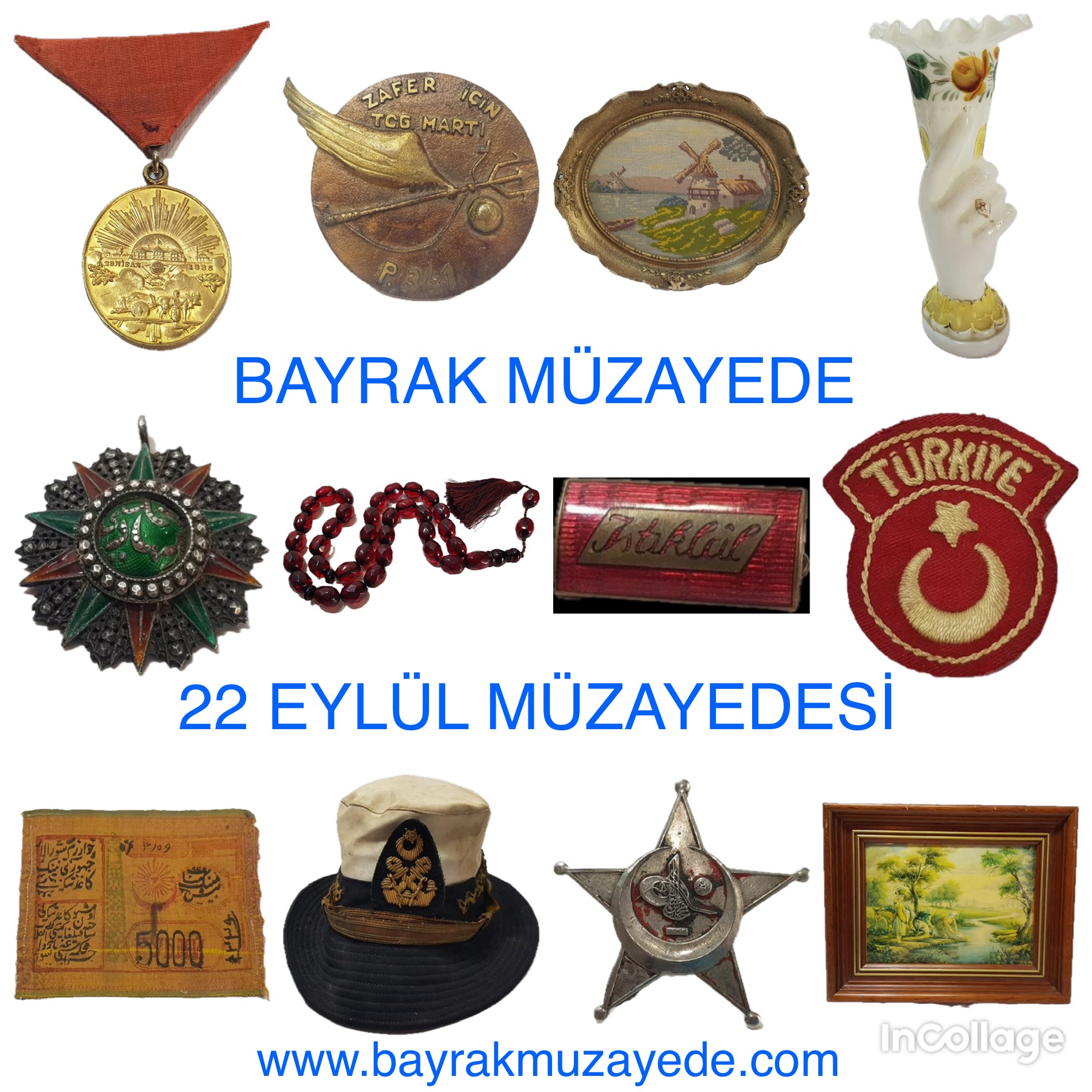 Bayrak Müzayede | 22 EYLÜL MÜZAYEDESİ