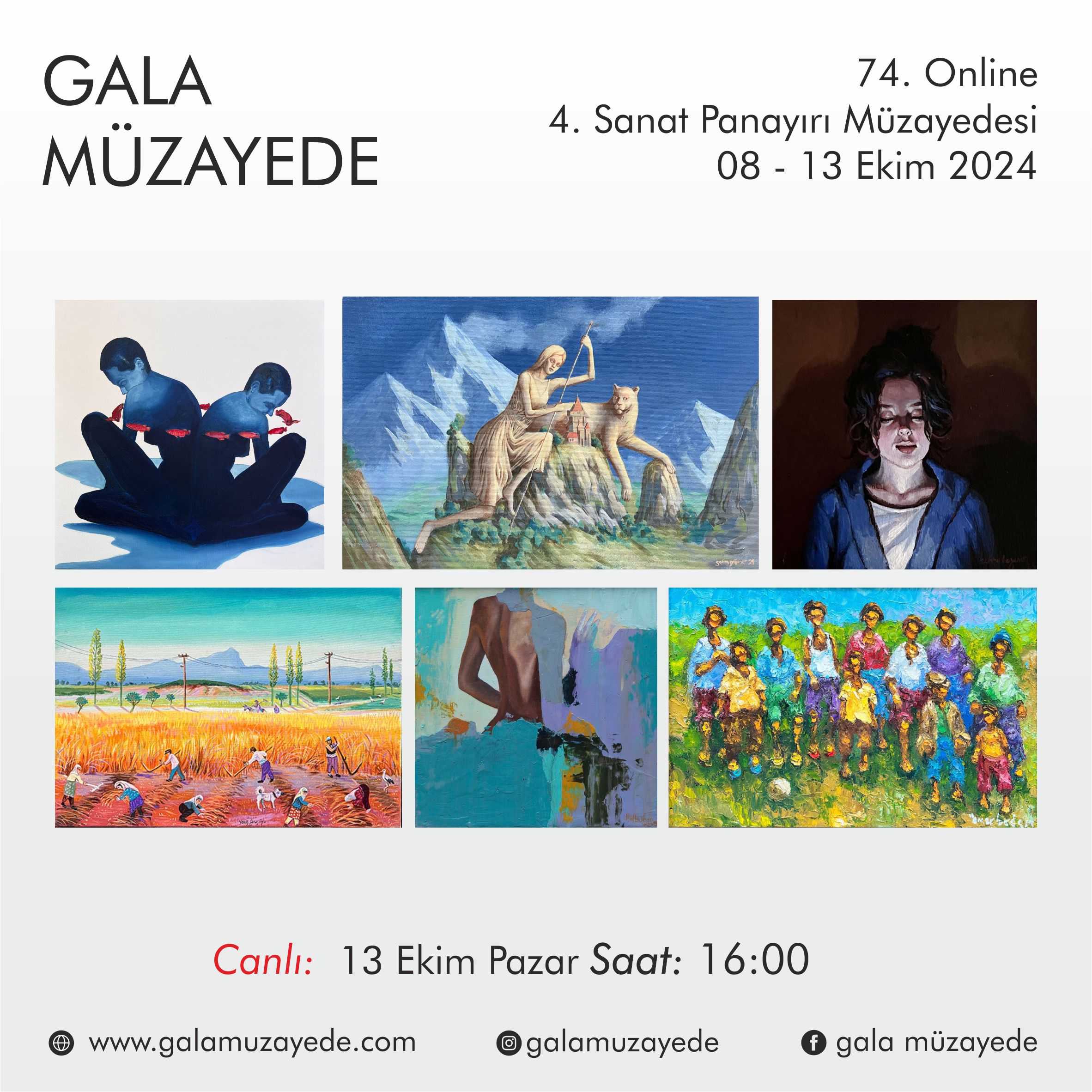 Gala Müzayede | 74. 0NLINE 4. SANAT PANAYIRI MÜZAYEDESİ