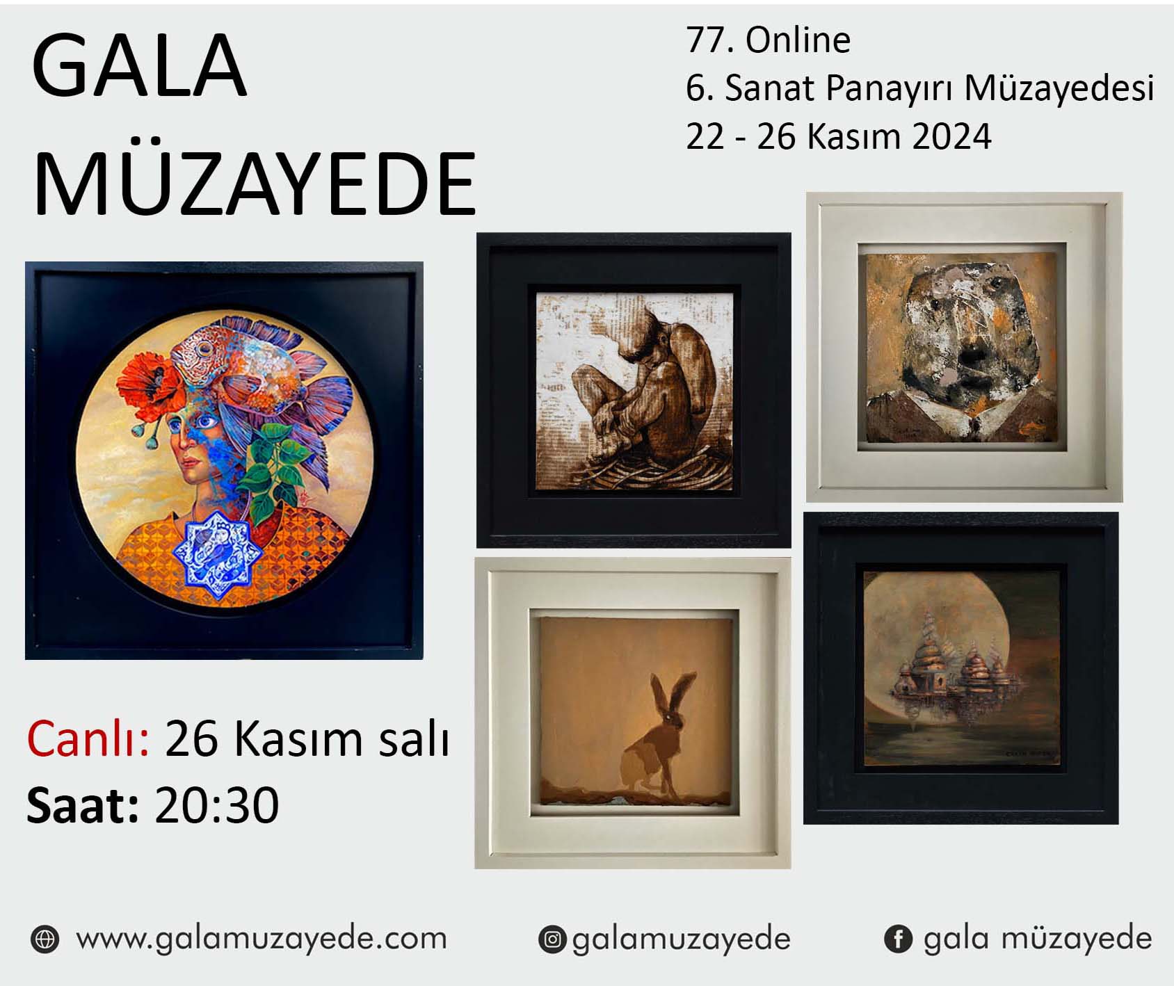 Gala Müzayede | 77.ONLINE 6. SANAT PANAYIRI